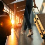 "Best smart travel bags 2026 showing adventure backpack and a carry-on luggage with wheels"