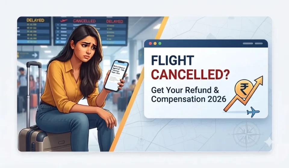 flight cancelled or delayed compensation and refund guide 2026