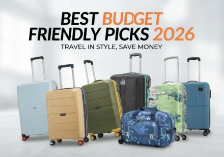 Collection of best budget-friendly travel luggage and suitcases for 2026
