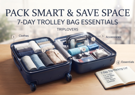How to pack a trolley bag for a 7-day trip