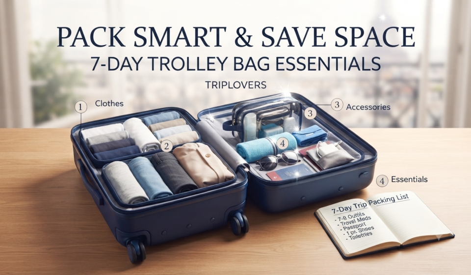 How to pack a trolley bag for a 7-day trip