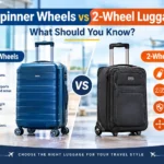 Spinner wheels vs 2-wheel luggage comparison for travellers