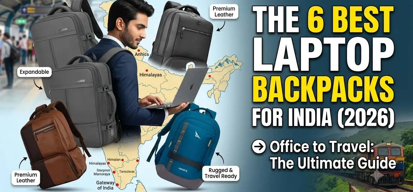 Six laptop backpacks for office commuting and travel in India