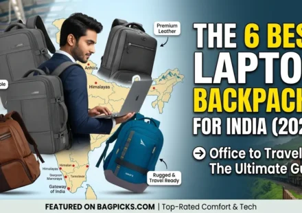 Six laptop backpacks for office commuting and travel in India