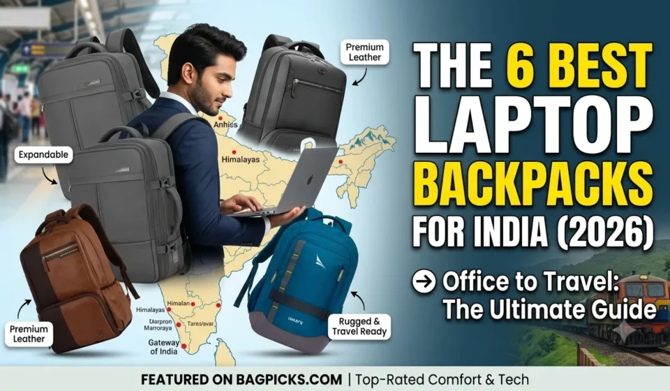6 Best Laptop Backpacks for Office and Travel in India (2026) Six laptop backpacks for office commuting and travel in India